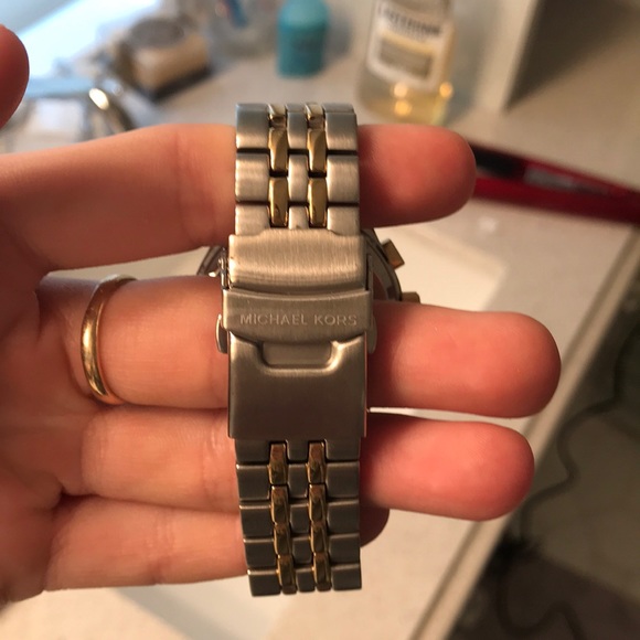 Michael Kors stainless steel/gold boyfriend watch